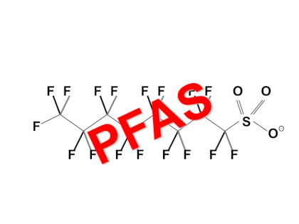 Strukturformel Einzelsubstanz PFOS