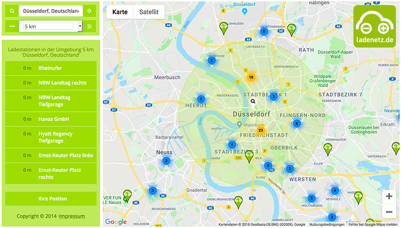 Karte Ladenetz.de