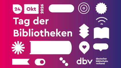Buntes Logo für den Tag der Bibliotheken 2026