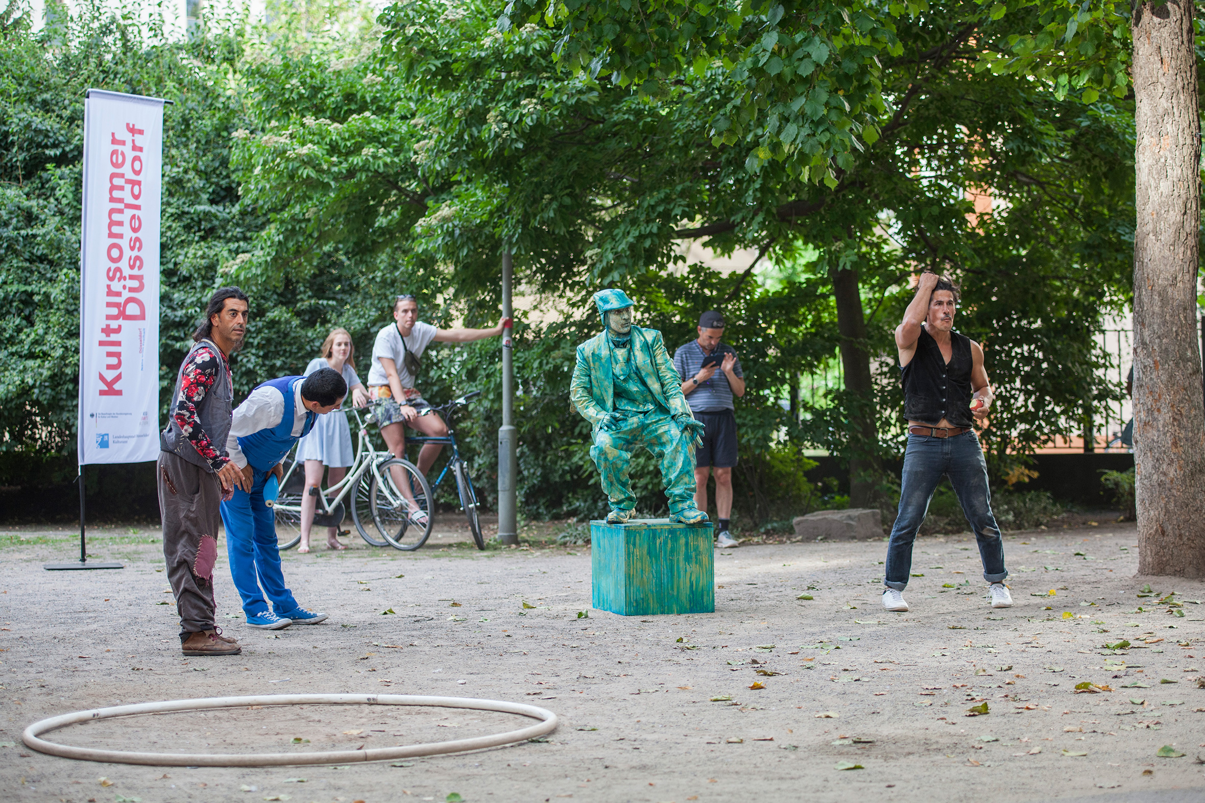 Foto der Pop-up Artisten im Bürgerhaus-Sommer 2021