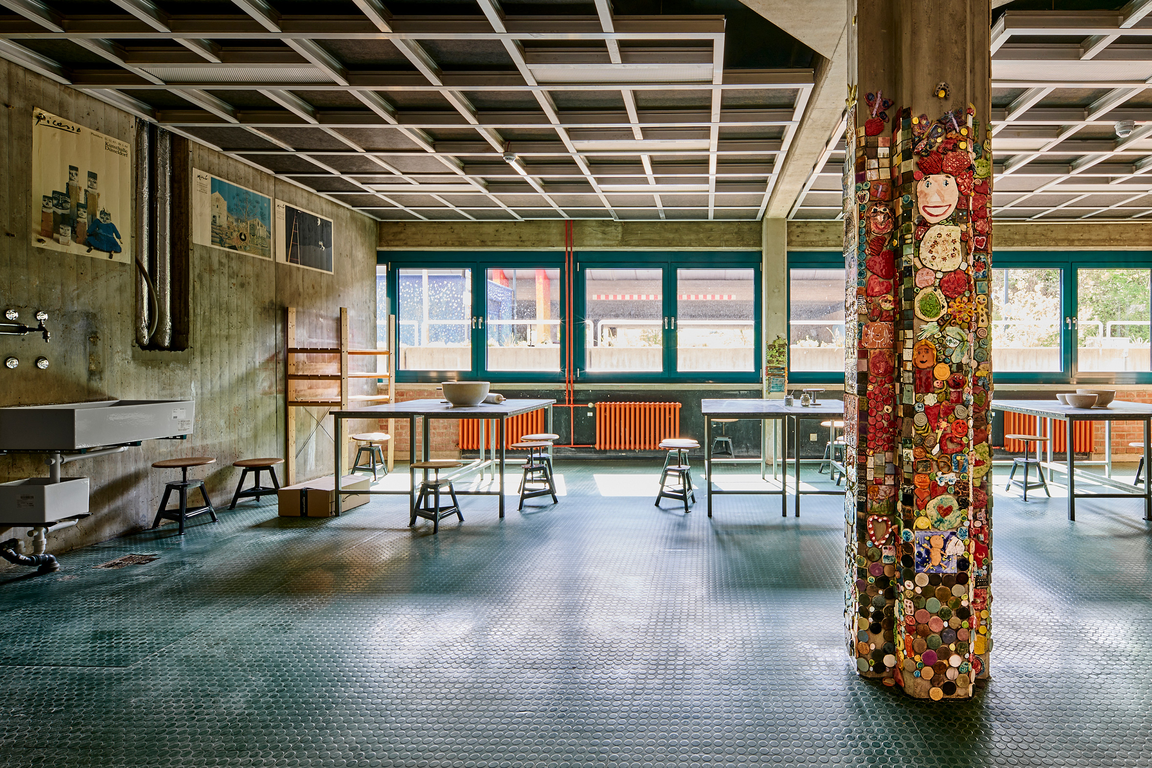 Foto des Töpfer- und Kreativraums im Kulturhaus Süd