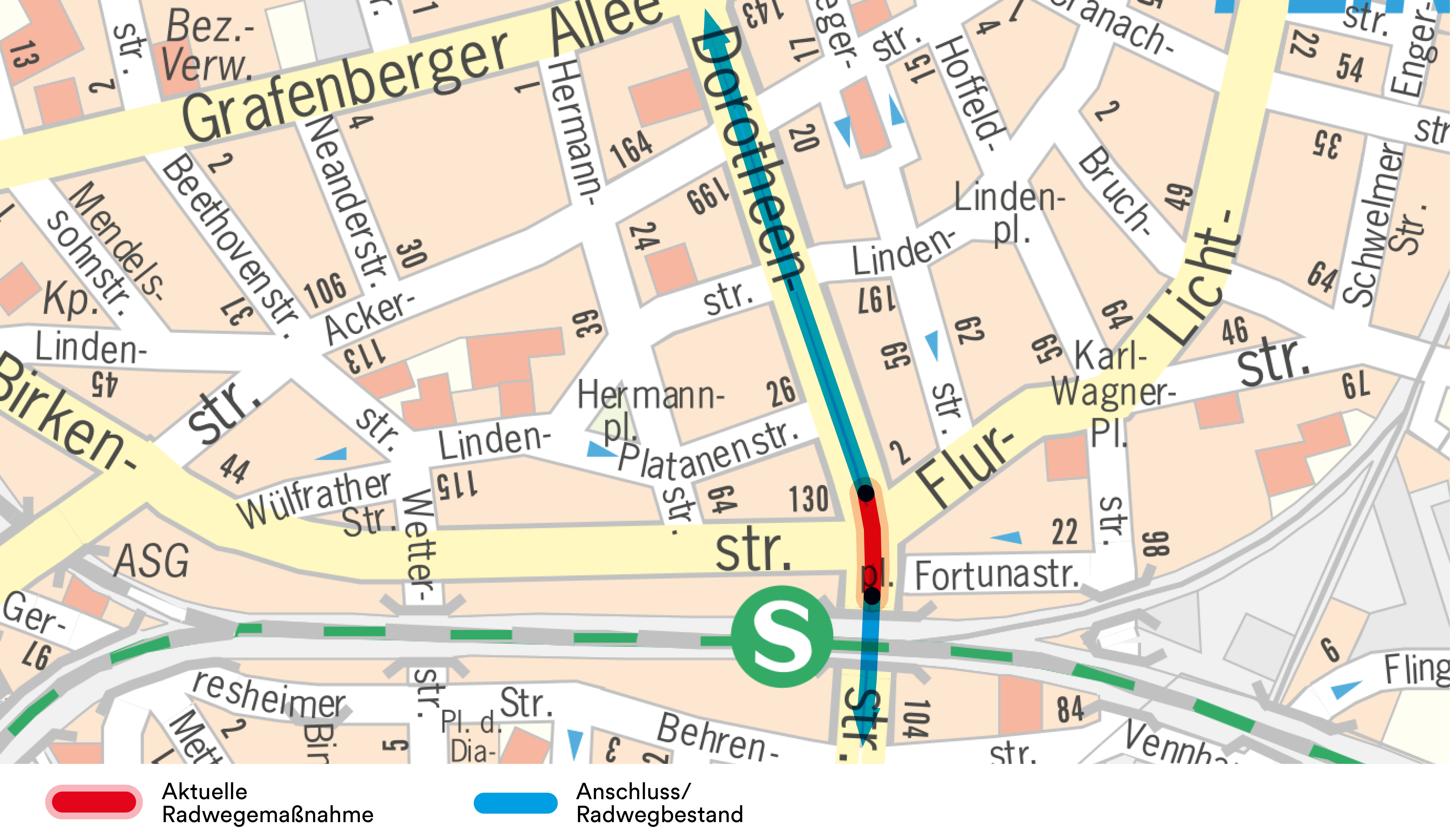 Übersicht Maßnahme Dorotheenplatz