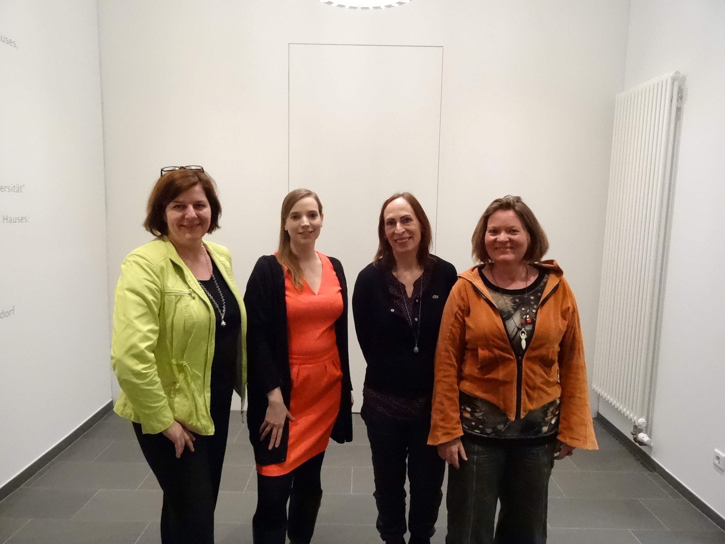 Silke Laqua, Anne Wizorek, Claudia Bednarski und HeideMarie Eich (v.l.n.r.) | Foto: ©http://www.duesseldorf.de/ 