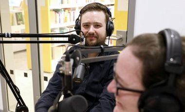 Lena und Tom machen unseren Podcast