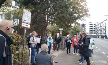 Begehung in Unterrath & Lichtenbroich, 30. September 2020, © Amt für Verkehrsmanagement