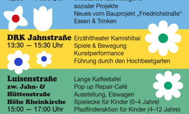 Nachbarschaftsfest Plakat, © Tabea Schmidt