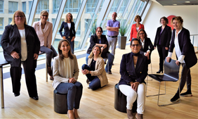 Das Team der Berufsberatung im Erwerbsleben der Agentur für Arbeit Düsseldorf