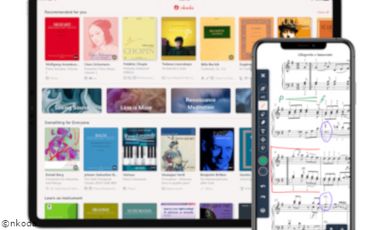 Notenstreaming auf Smartphone und Tablet