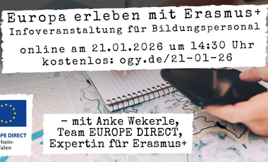 Europa erleben mit Erasmus+ ©EUROPE DIRECT NRW