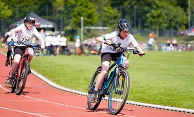 Petit Depart im Sportpark Niederheid © Landeshauptstadt Düsseldorf/Uwe Schaffmeister