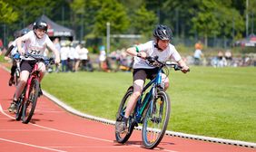 Petit Depart im Sportpark Niederheid © Landeshauptstadt Düsseldorf/Uwe Schaffmeister