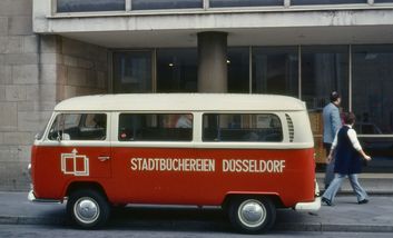 Transportbus der Stadtbüchereien 