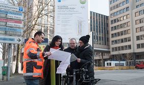 Baustart zum Umbau der Friedrich-Ebert-Straße