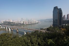 Blick auf Chongqing