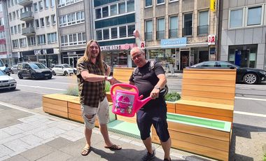 Parklets um und in der Friedrichstraße (Aktionen in 2024), ©Landeshauptstadt Düsseldorf