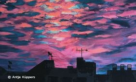 Bild mit Acrylmalerei