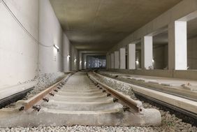 Eine Führung durch die U81-Baustelle am Flughafenbahnhof ist Teil des Programms der Europäischen Mobilitätswoche in Düsseldorf.