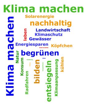 Poster zum Thema "Klima machen"