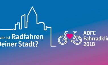 KeyVisual zum Fahrradklima-Test 2018