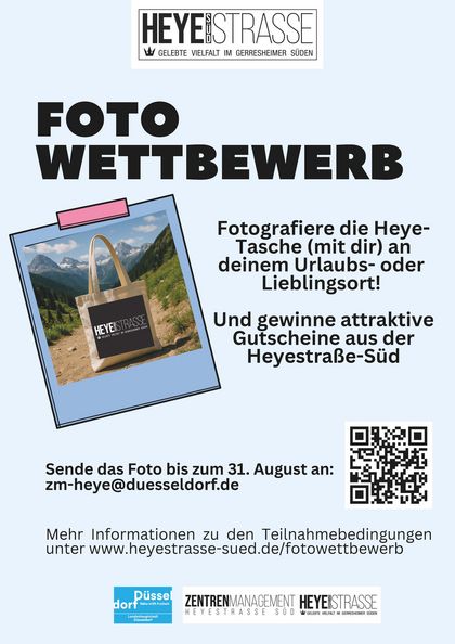 Aufruf zu einem Fotowettbewerb: Fotografiere die Heye-Tasche, Kontaktdaten für den Fotowettbewerb