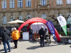 Foto von Stand der Landeshauptstadt und der Connected Mobility Düsseldorf.