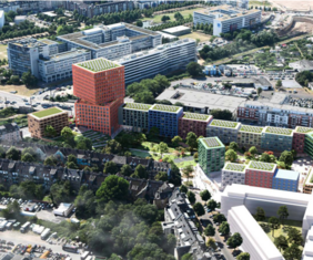 Entwurf für das Plangebiet "Werdener Straße/ Erkrather Straße (ehem. B8 Center)"