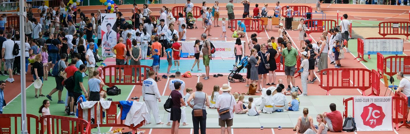 Kids in Action in der Leichtathletikhalle