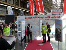 Messestand der Landeshauptstadt: „Besser Radfahren in Düsseldorf“