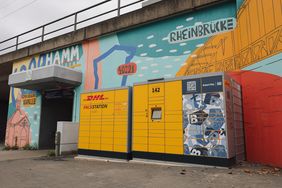 Eine Besonderheit der Mobilitätsstation Hamm S ist, eine Paketstation von DHL und DB integriert ist.