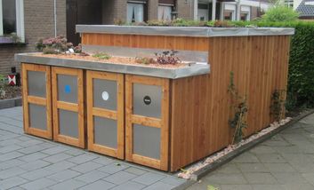 Standplatz mit Holzelementen © Amt für Umwelt- u. Verbraucherschutz