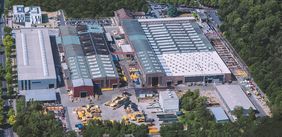  Das Werksgelände von Komatsu Germany GmbH in Benrath. © Landeshauptstadt Düsseldorf; David Young 
