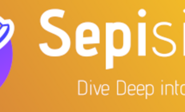 Logo von Sepisight mit einem Calmar