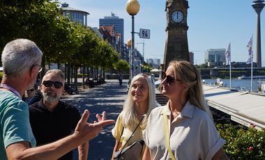 Sommer Expat Welcome & Networking Tour” des Expat Service Desk. © Düsseldorf Tourismus 