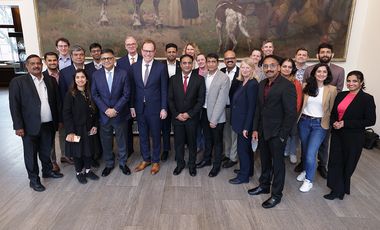 Empfang im Rathaus © Landeshauptstadt Düsseldorf/ David Young 