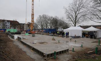 Wo heute noch eine Baustelle ist, wird im Sommer 2022 die neue Jugendverkehrsschule stehen. Foto: Ingo Lammert 