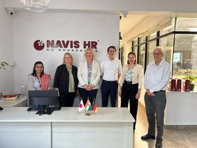 Unternehmensbesuch beim indischen Personaldienstleistungsunternehmen NAVIS HR © Wirtschaftsförderung Düsseldorf