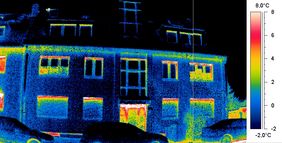 Beispielhafte Thermografie-Aufnahme