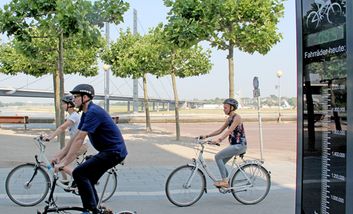 Fahrradzählstelle Mannesmannufer