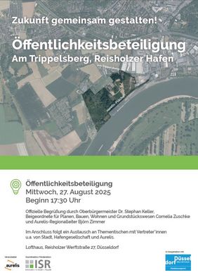 Plakat Öffentlichkeitsveranstaltung, ©Planungsbüro ISR