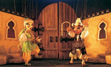 Szene aus der Entführung aus dem Serail ©Düsseldorfer Marionetten-Theater 