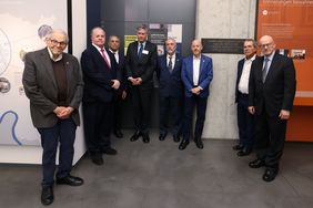 Am 13. November 2025 war eine Delegation des B’nai B’rith International zu Gast in der Mahn- und Gedenkstätte und wurde von Leiter Dr. Bastian Fleermann empfangen; Foto: David Young