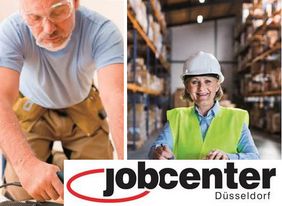 Symbolfoto zum Thema und Logo Jobcenter