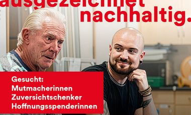 Werbung für den Zukunftspreis © Landeshauptstadt Düsseldorf 