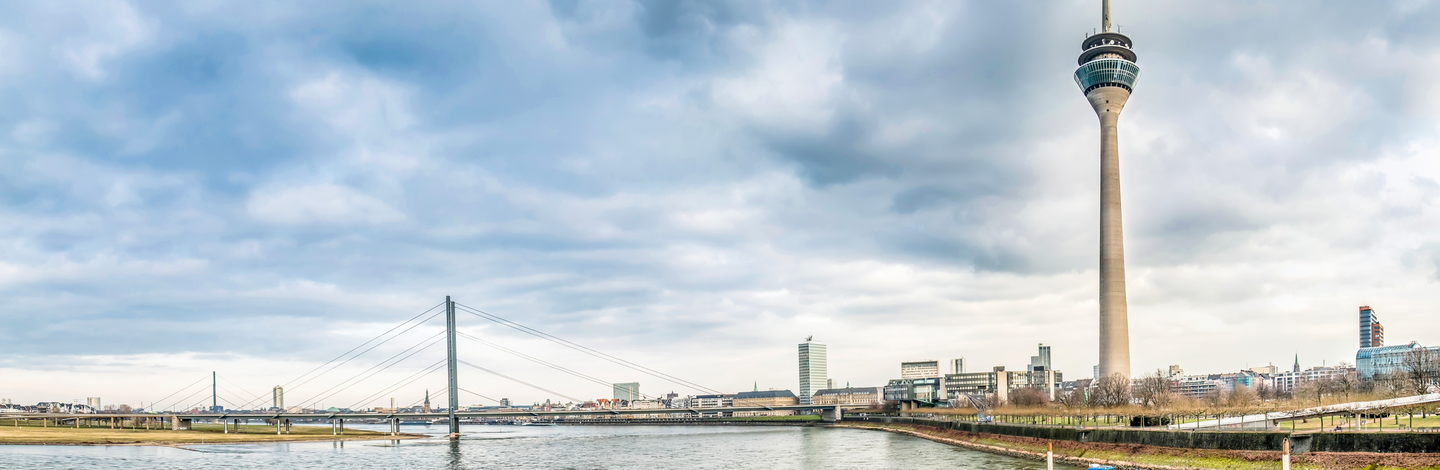 Blick auf Düsseldorf