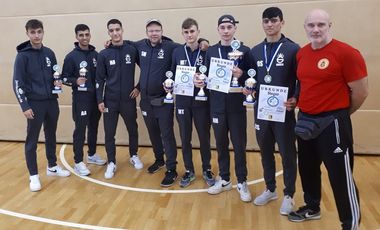 Düsseldorfer Delegation beim Boxturnier in Chemnitz