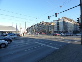 Foto der Kreuzung Oberbilker Allee/Kruppstraße