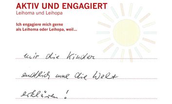 Feedback zu „Leihoma und Leihopa“