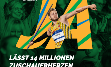 Aufruf zum Votum pro Olympia. © Düsseldorf Marketing GmbH 