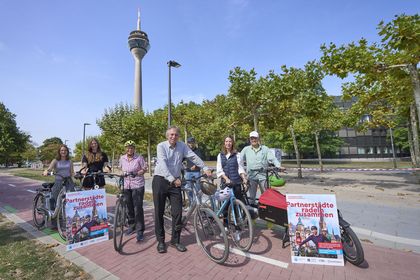 Auftakt zum STADTRADELN 2025 Düsseldorf Chemnitz mit Jochen Kral