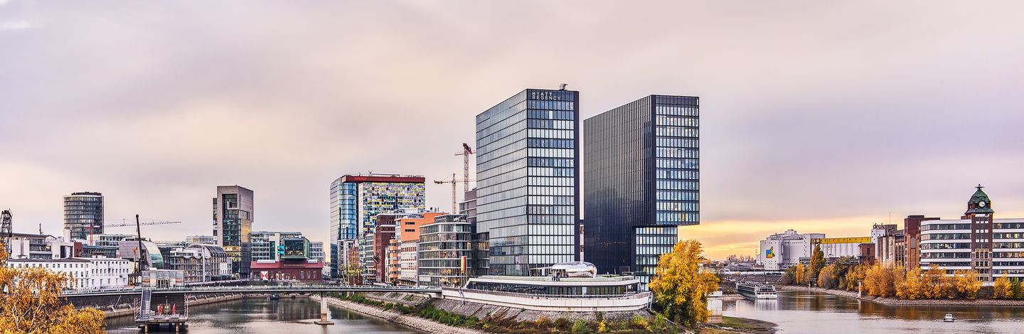 Der Düsseldorfer Medienhafen